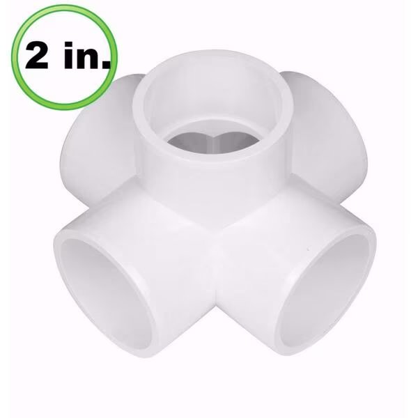 2 in. 5 Way x PVC Pipe Fitting, Cool Kitchen, Mfr#: CO54349